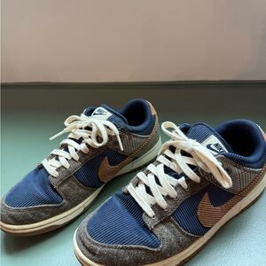 Nike Dunk Low Premium Blue and Brown Sneakers
